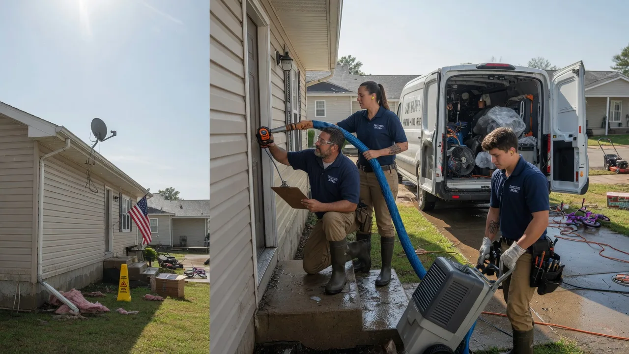 Ceiling Water Damage Restoration in Laura, OH near me