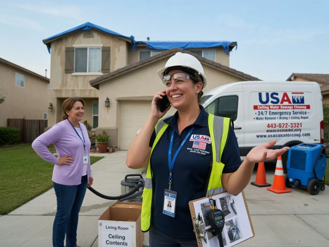 Ceiling Water Damage Restoration Laura, OH FAQs